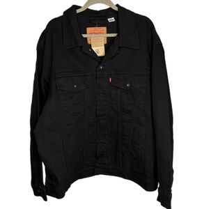 Levi's Classic Black Jean Jacket 4XL